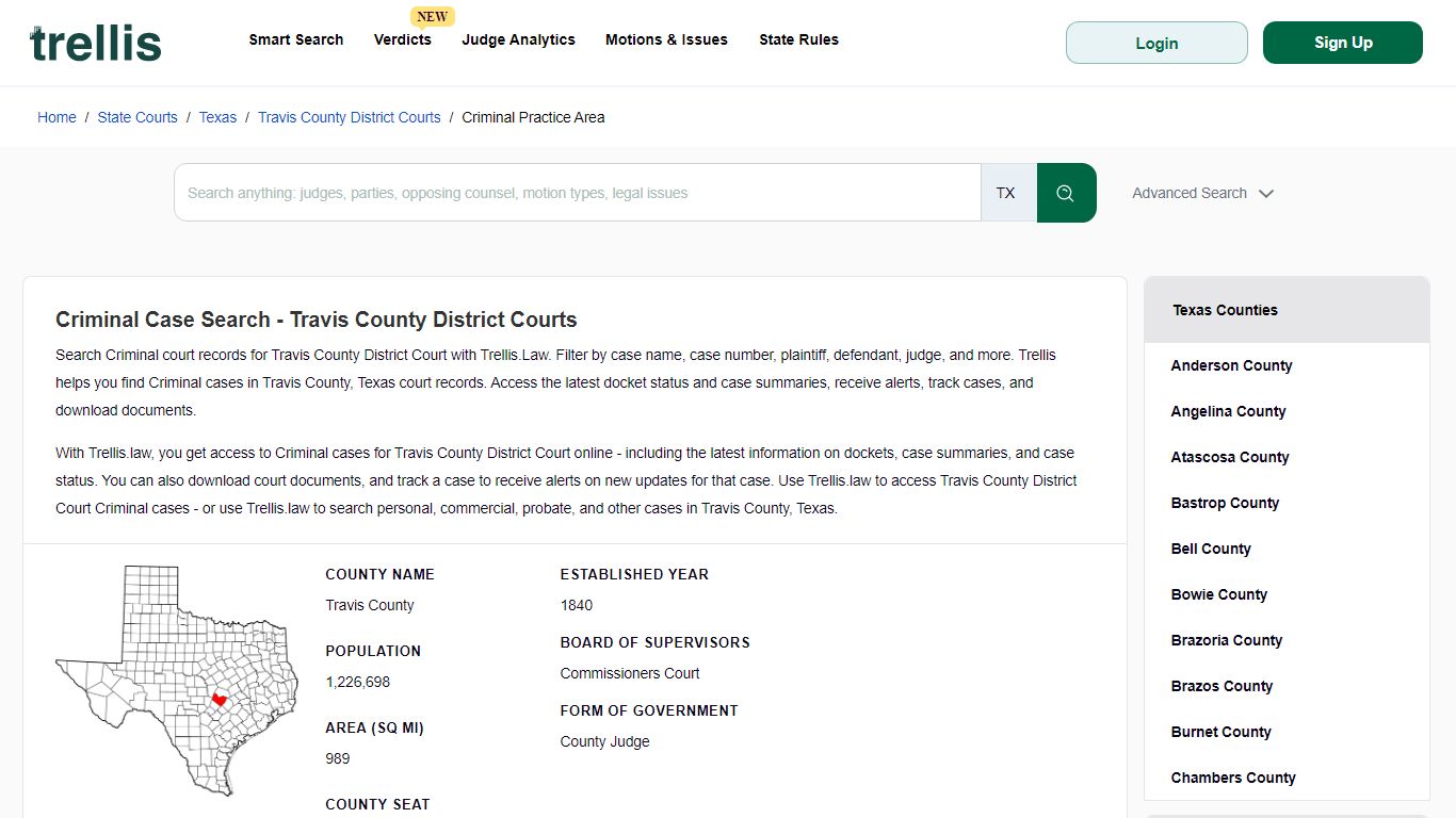Criminal Case Search - Travis County District Courts